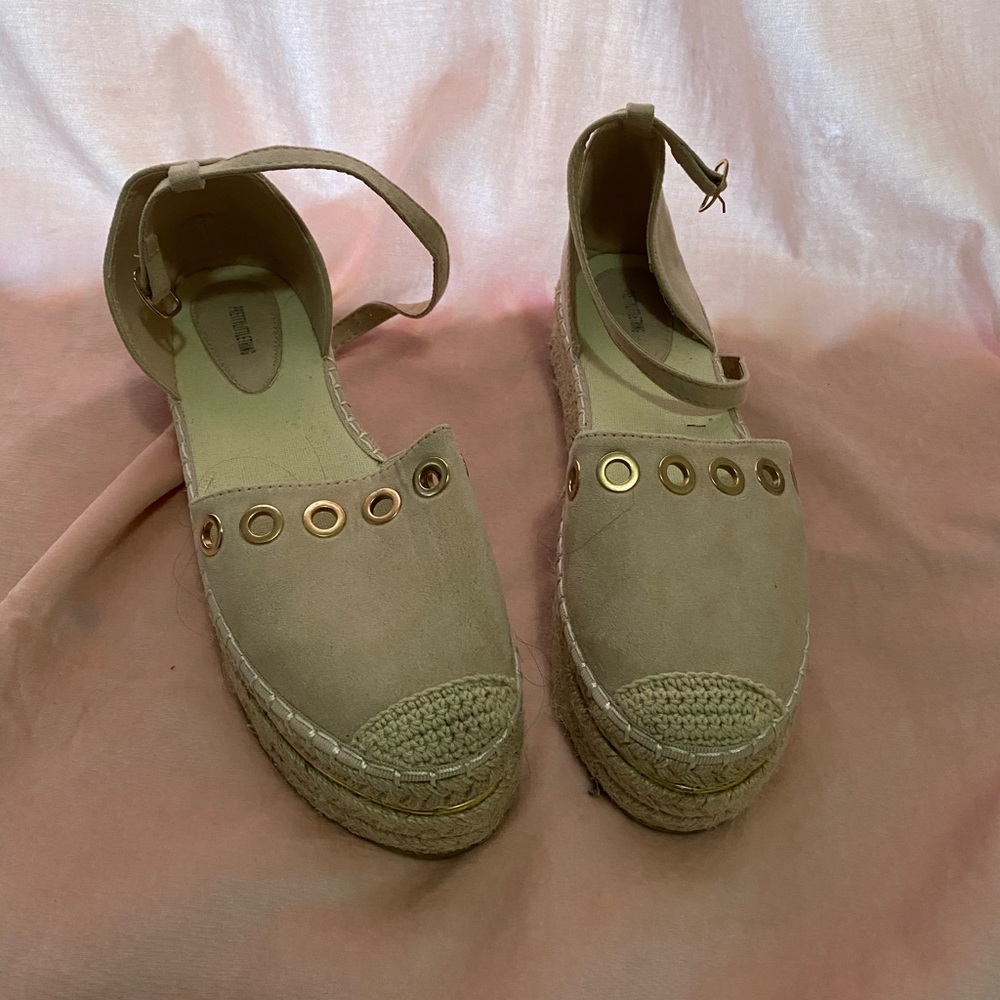 Platform espadrille shoes pretty little thing